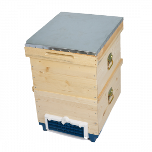 IPKO-003 Plastik Tabanlı 2 Katlı Ahşap Kovan